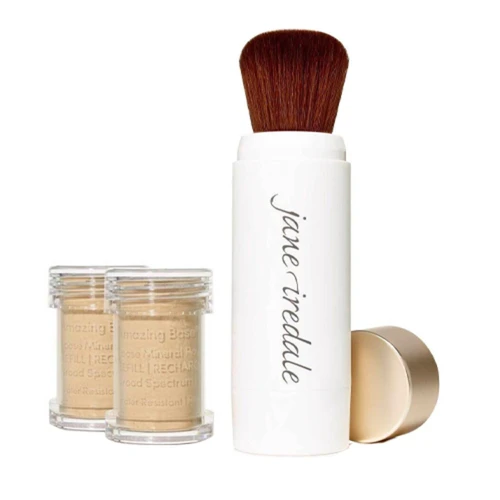 Jane Iredale Amazing Base Refillable Brush And 2 Refill Canisters - Amber SPF20 13 Jane Iredale Amazing Base Refillable Brush And 2 Refill Canisters - Amber SPF20 - Image 13