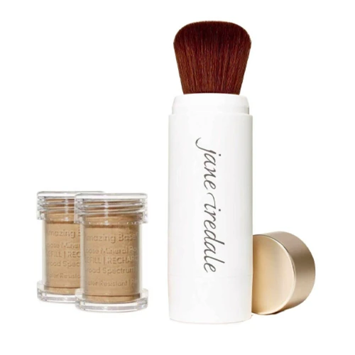 Jane Iredale Amazing Base Refillable Brush And 2 Refill Canisters - Amber SPF20 14 Jane Iredale Amazing Base Refillable Brush And 2 Refill Canisters - Amber SPF20 - Image 14