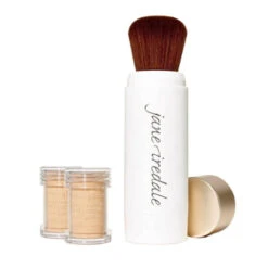 Jane Iredale Amazing Base Refillable Brush And 2 Refill Canisters - Amber SPF20
